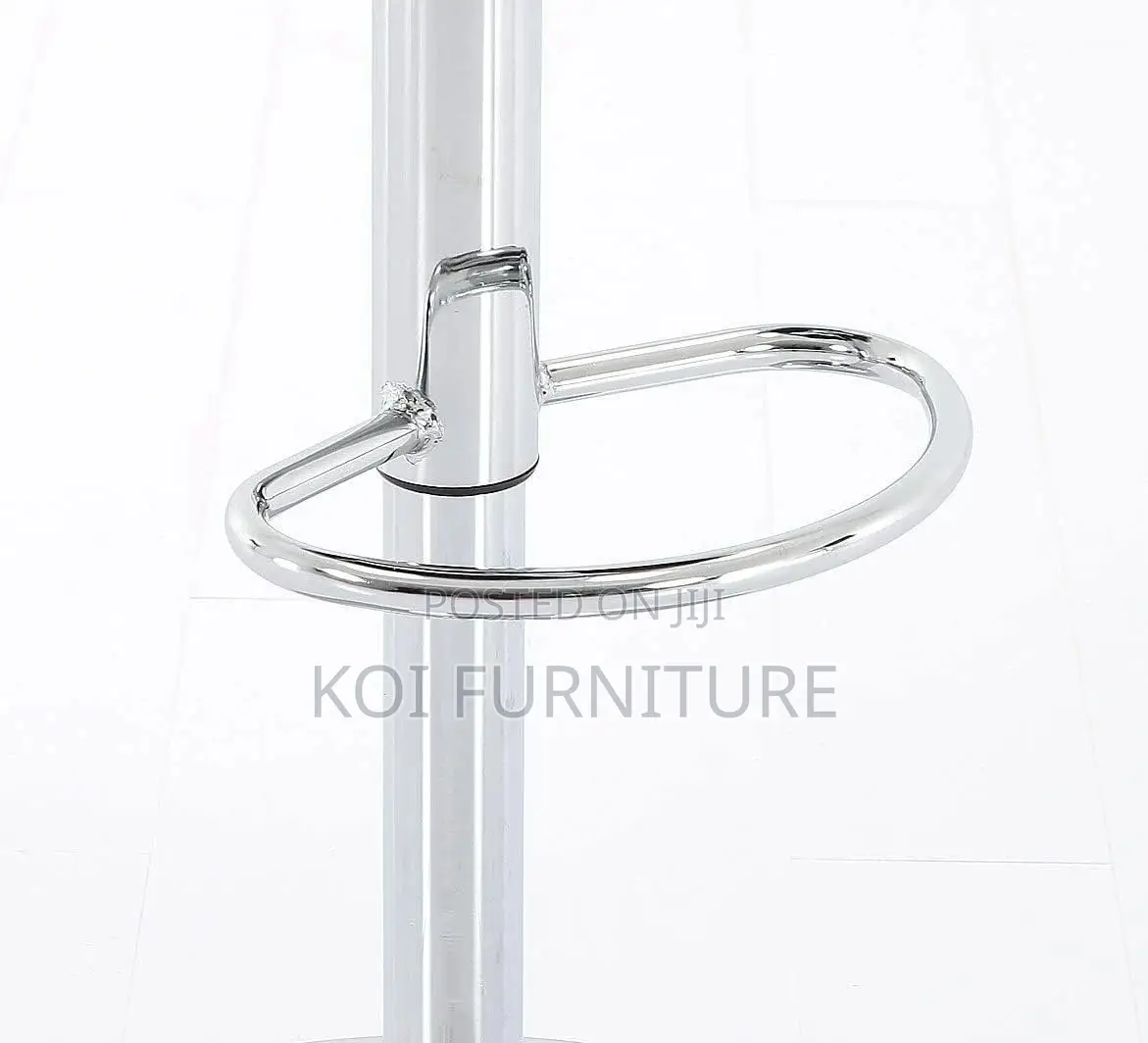 Office Chair Contemporary Light Grey Fabric Swivel Bar Stool