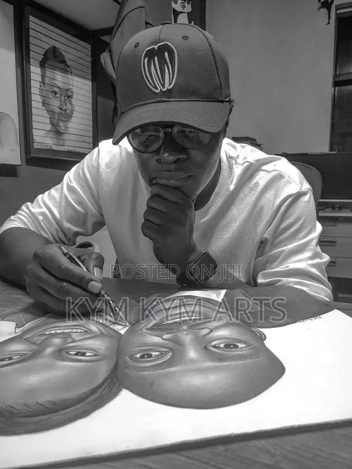 Pencil Portrait Drawing
