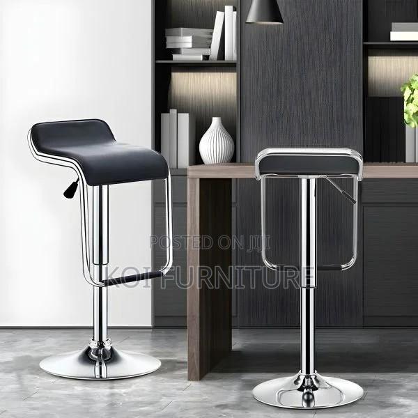Barstool : Contemporary Adjustable Swivel Bar Stool - main view