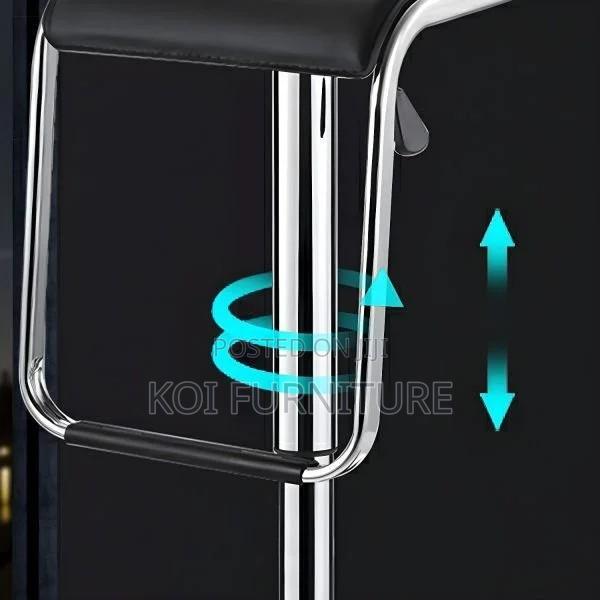 Barstool : Contemporary Adjustable Swivel Bar Stool - thumbnail 2