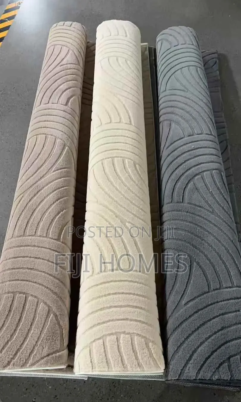 American Style Luxury Fur Carpet 5x8 — Grey | Cream | Beige