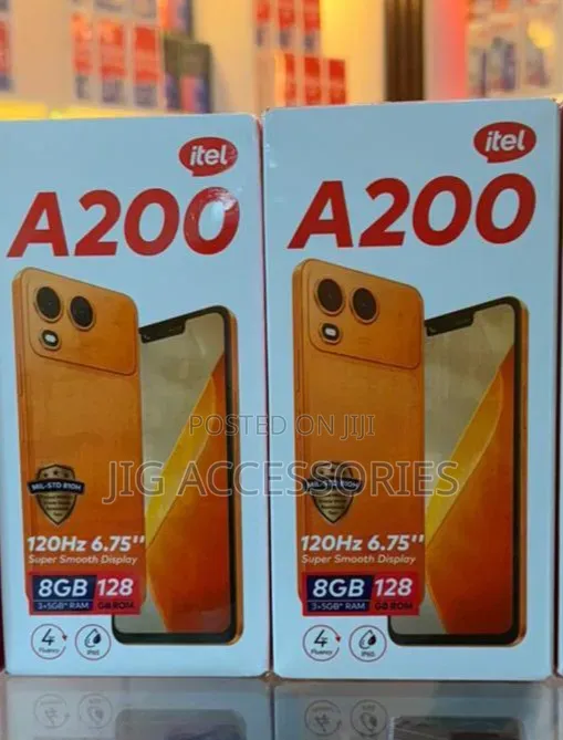 New Itel A200+ 128 GB Purple
