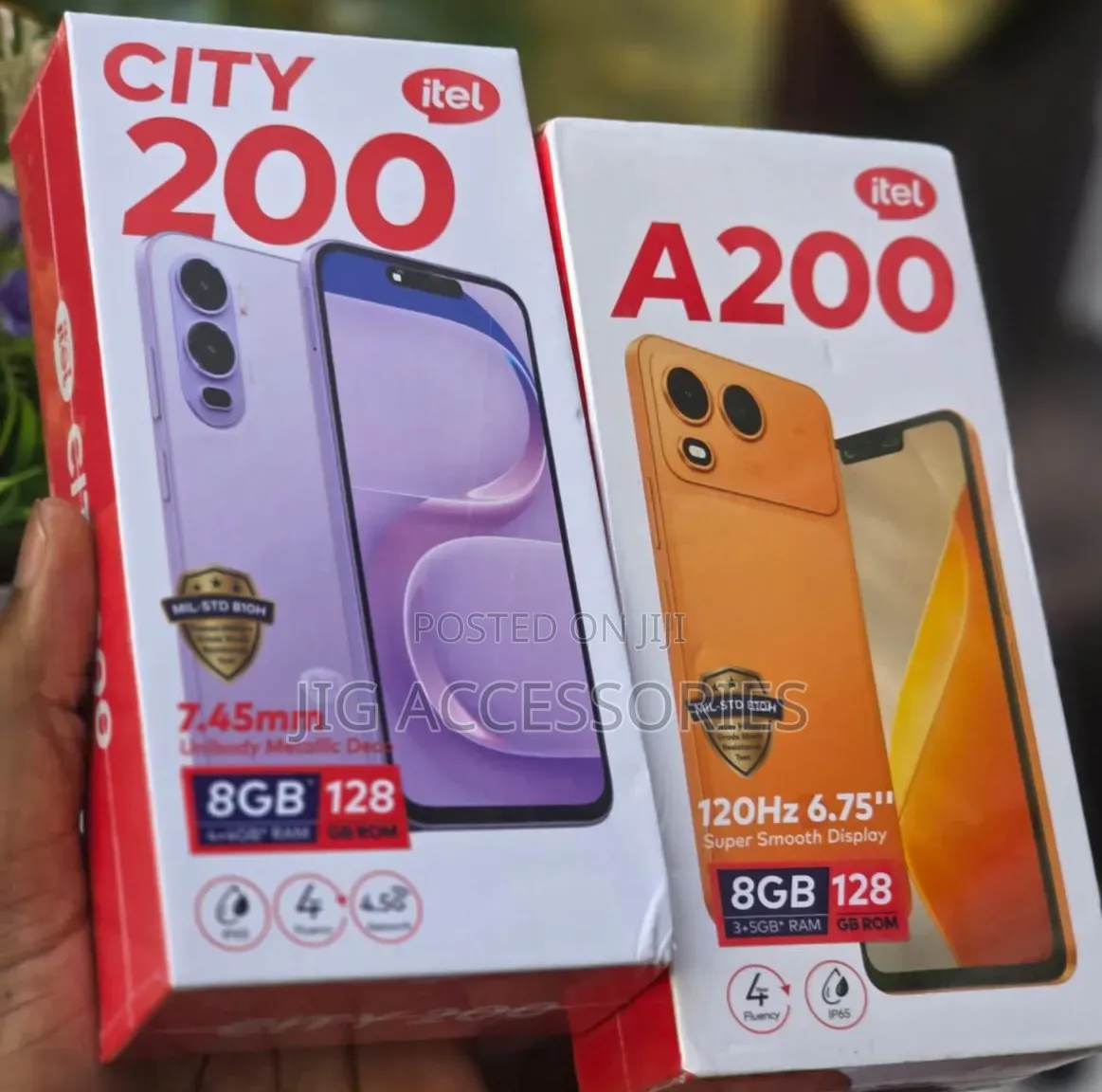 New Itel A200+ 128 GB Purple