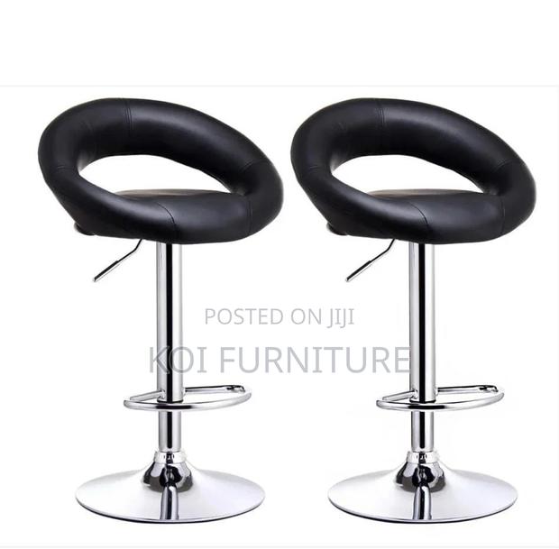 Office Chair : Modern Adjustable Bar Stool With Oval Seat - thumbnail 2