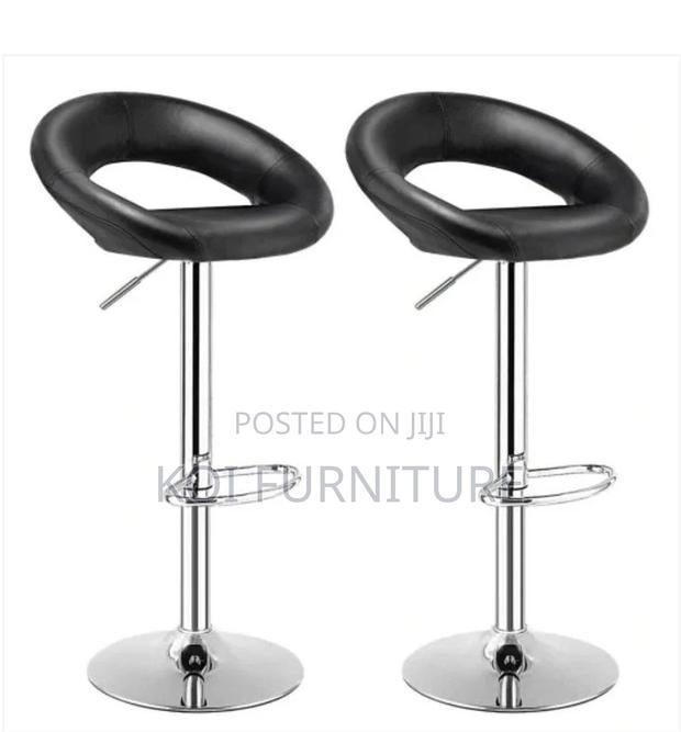 Office Chair : Modern Adjustable Bar Stool With Oval Seat - thumbnail 3