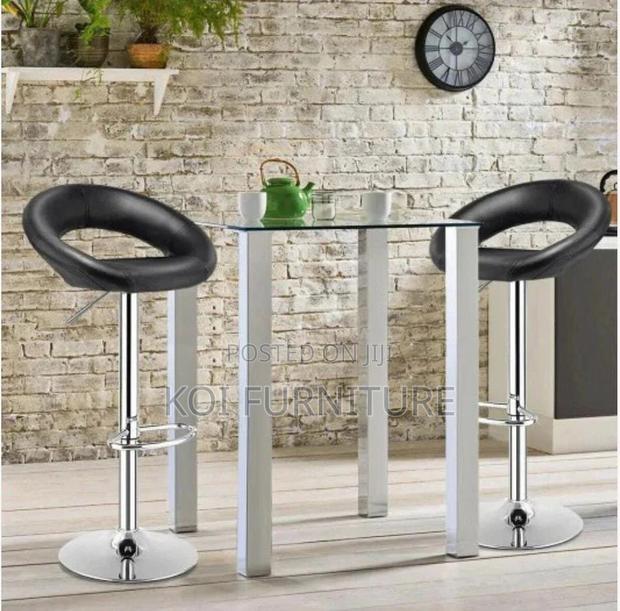 Office Chair : Modern Adjustable Bar Stool With Oval Seat - thumbnail 8