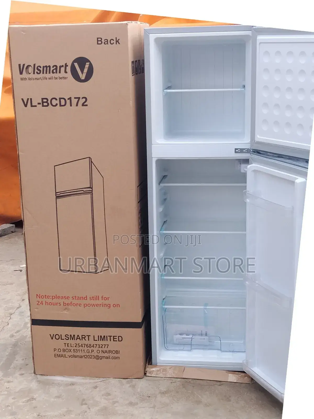 Volsmart 172 Litres 2 Door Fridge Fast Cooling Refrigerator
