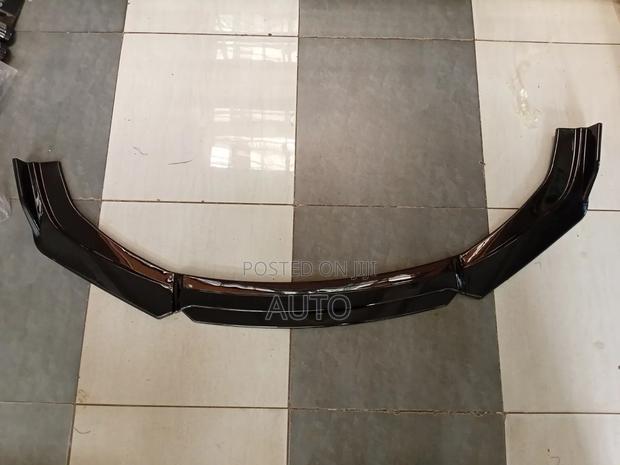 Universal Black Car Bumper Lip | Sporty Front Lip Spoiler