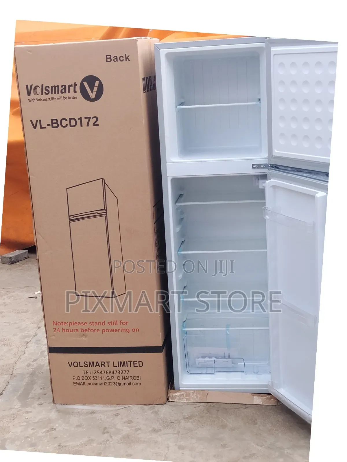 Volsmart 172 Litres Double Door Refrigerator- Saves on Power