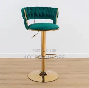 Barstool : Emerald Luxe Adjustable Bar Stool