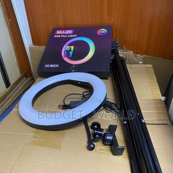RGB Led Ring Light With Adjustable Stand for Streaming Photography