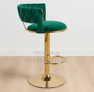 Barstool : Emerald Luxe Adjustable Bar Stool