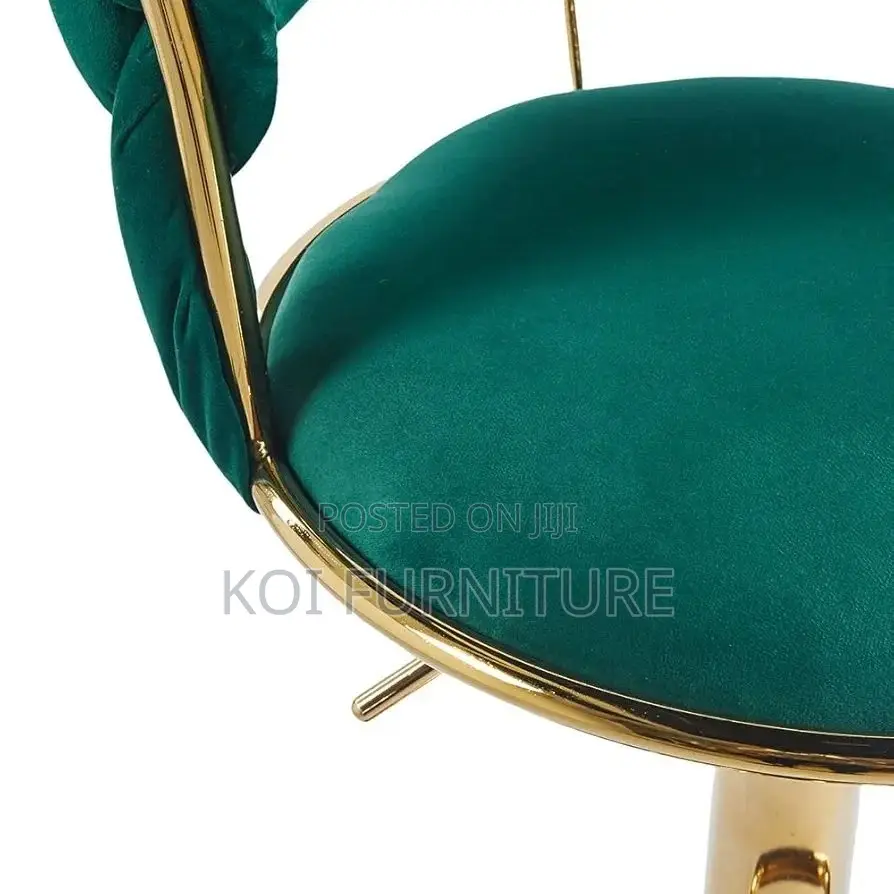Barstool : Emerald Luxe Adjustable Bar Stool