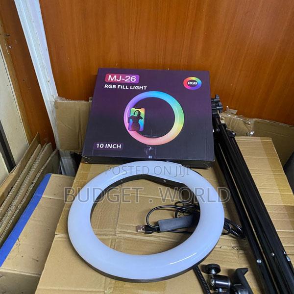Professional RGB Ring Light Kit With Adjustable Tripod Stand