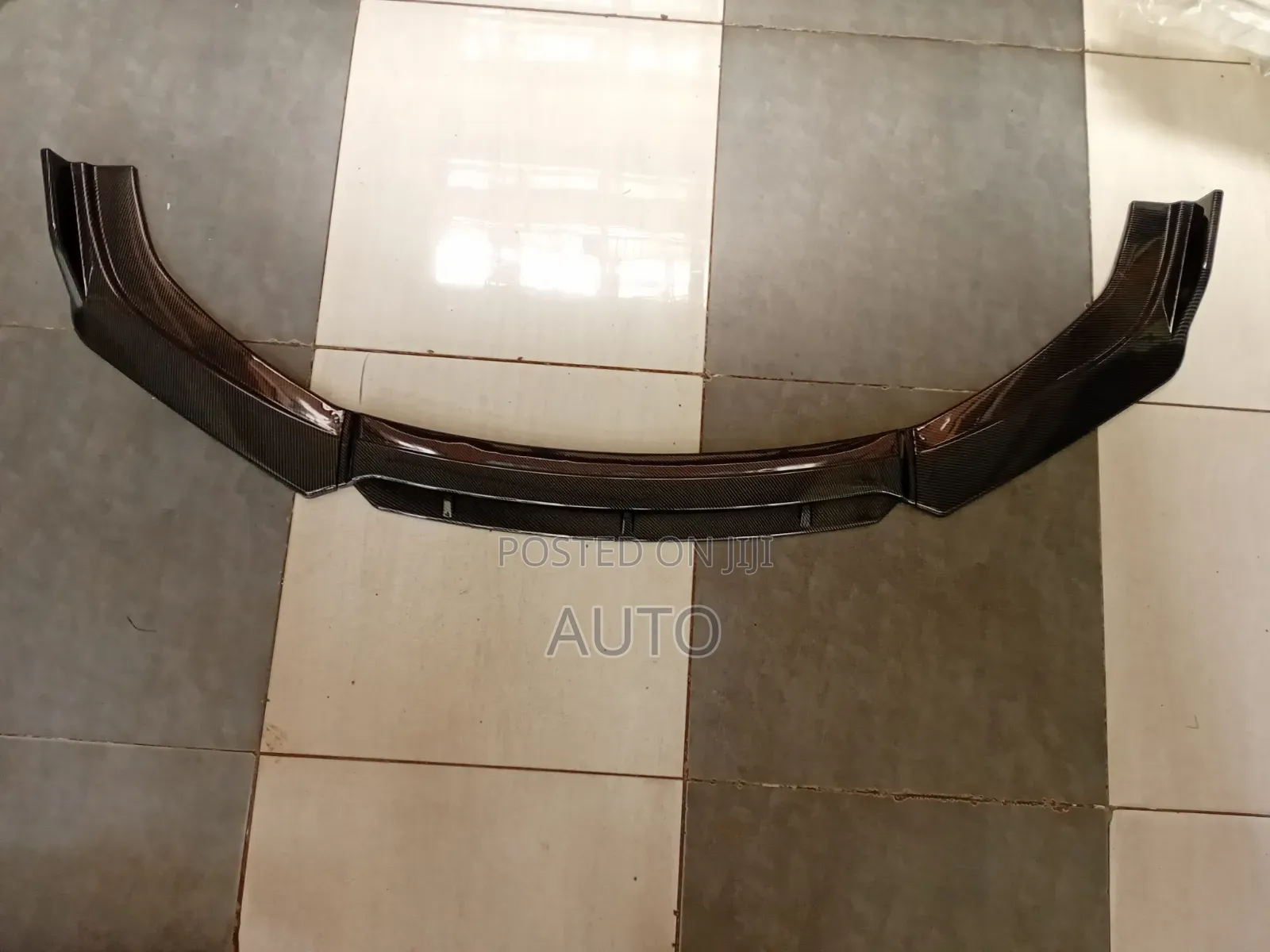 Full Black Universal Car Bumper Lip – Durable Sporty Front Lip