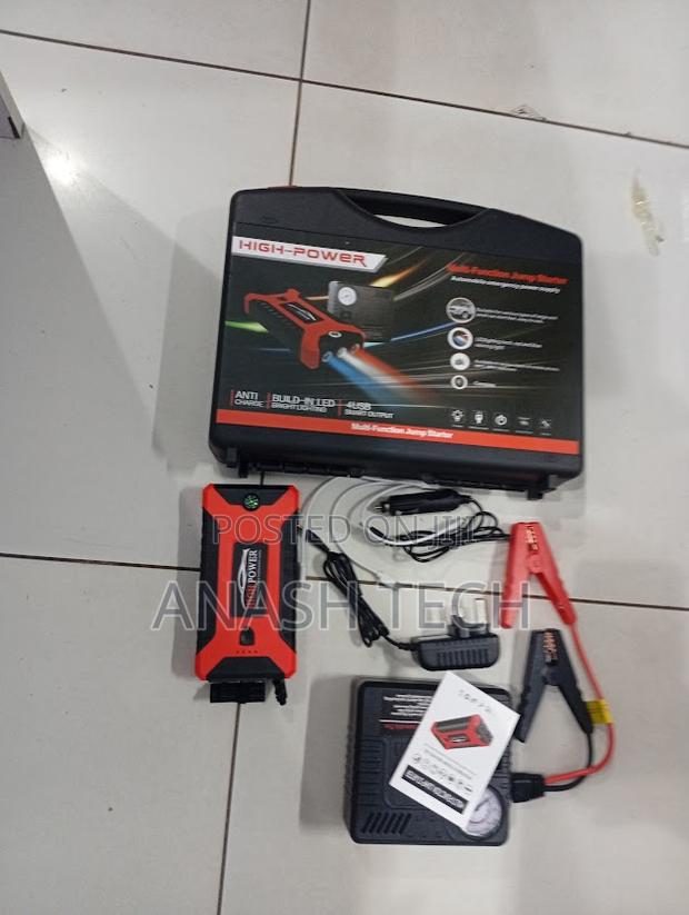 Fast Engine Start Q7 Car Jump Starter Kit With Inflator 80000mah