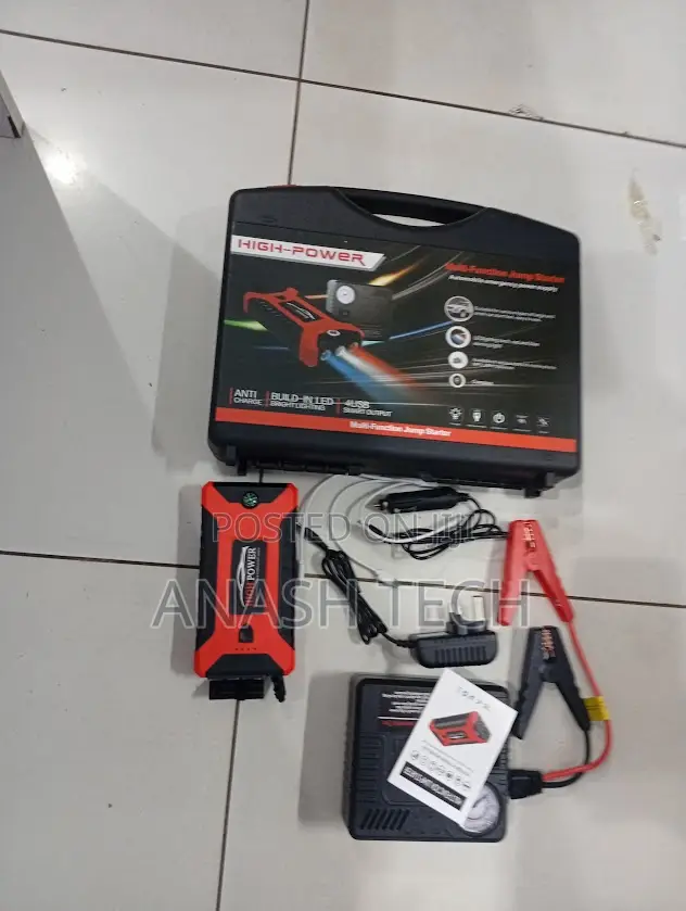 Fast Engine Start Q7 Car Jump Starter Kit With Inflator 80000mah