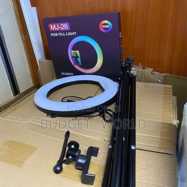 RGB Photography Ring Light With Tripod Stand for Content Creators