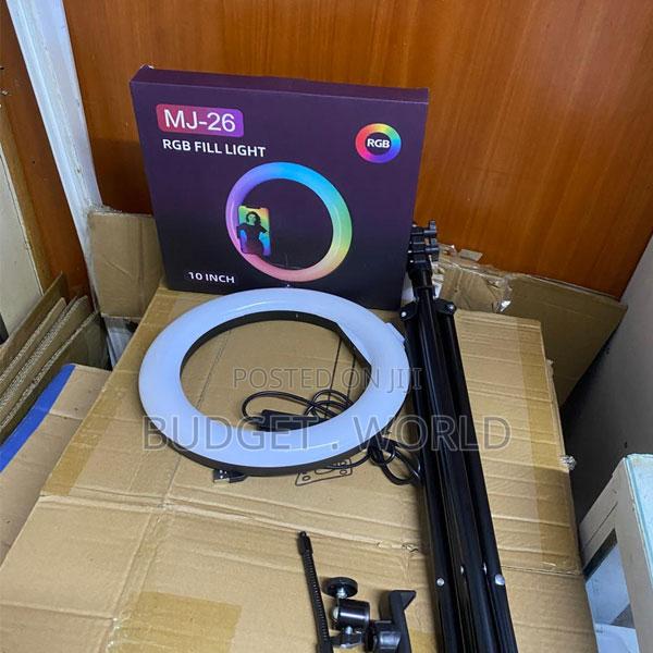 RGB Ring Light Studio Kit With Adjustable Tripod - main view