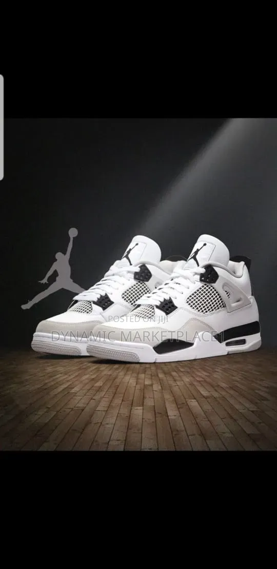 Jordan 4 Millitary Black Shoes
