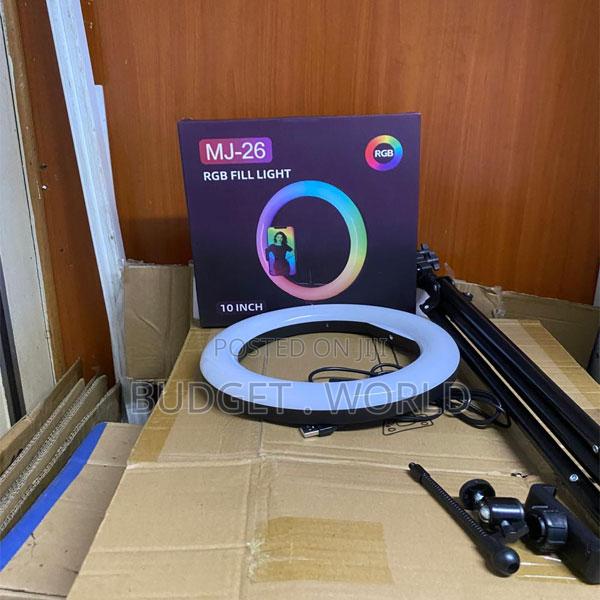 Adjustable RGB Ring Light for Youtube and Tiktok Videos