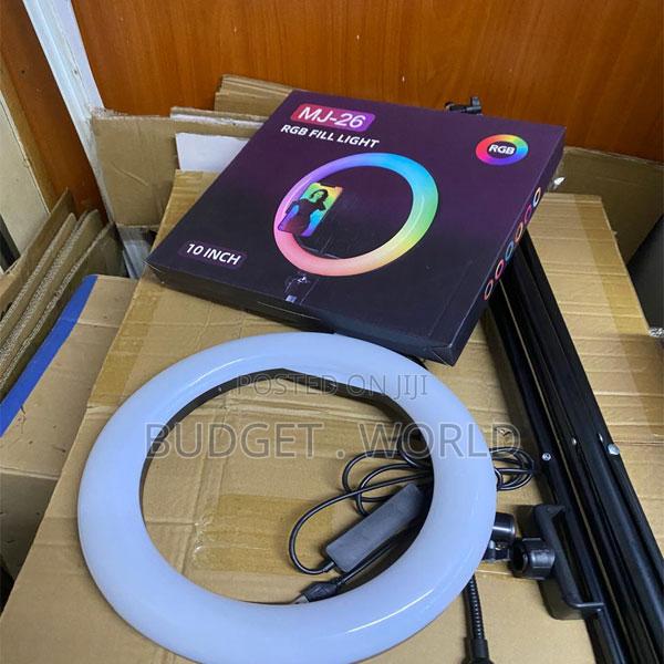 Portable RGB Ring Light With Extendable Stand - main view
