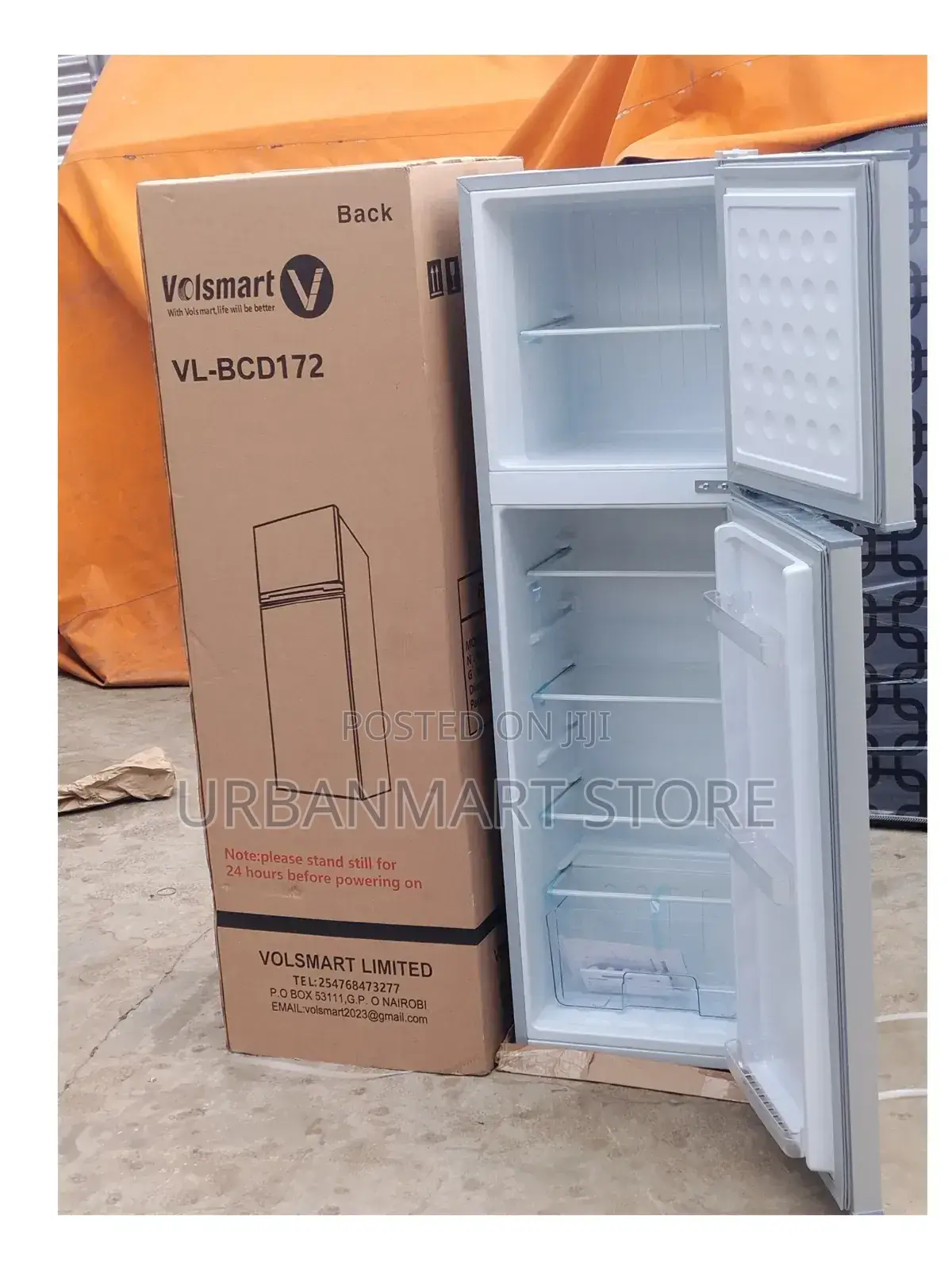 Volsmart Two Double Door Refrigerator 172 Litres Available