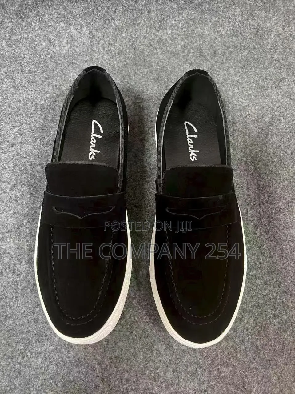Quality Casual Leather Clarks Sued Loafer for Men Available