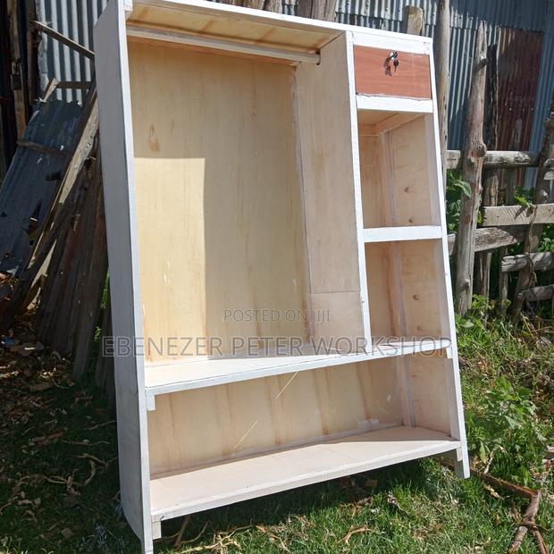 White Modern Open Wardrobe - main view