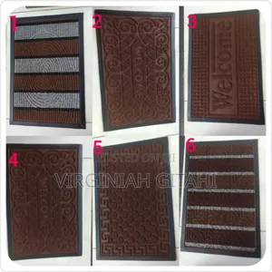 Door Mat Plain/Patterned Super Strong and Antislip Size 40 by 60*