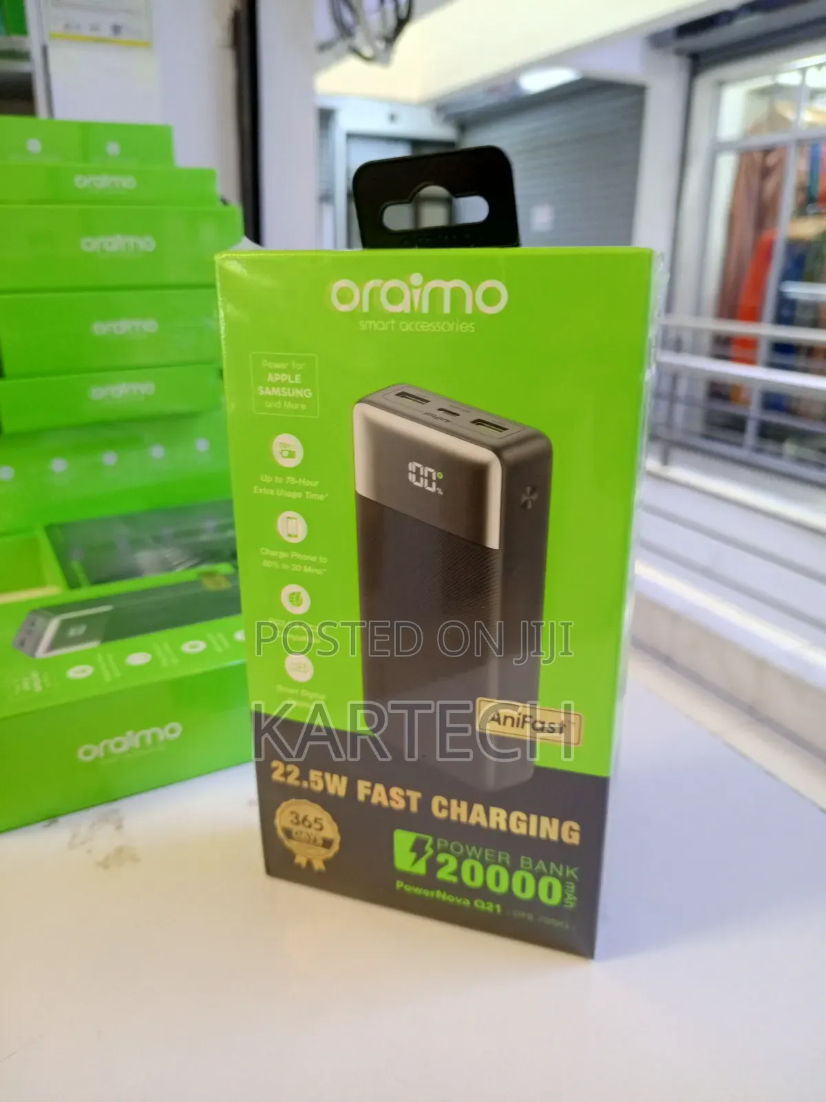 Oraimo Powernova Q21 22.5 W 20000mah Power Bank With Smart Led Display