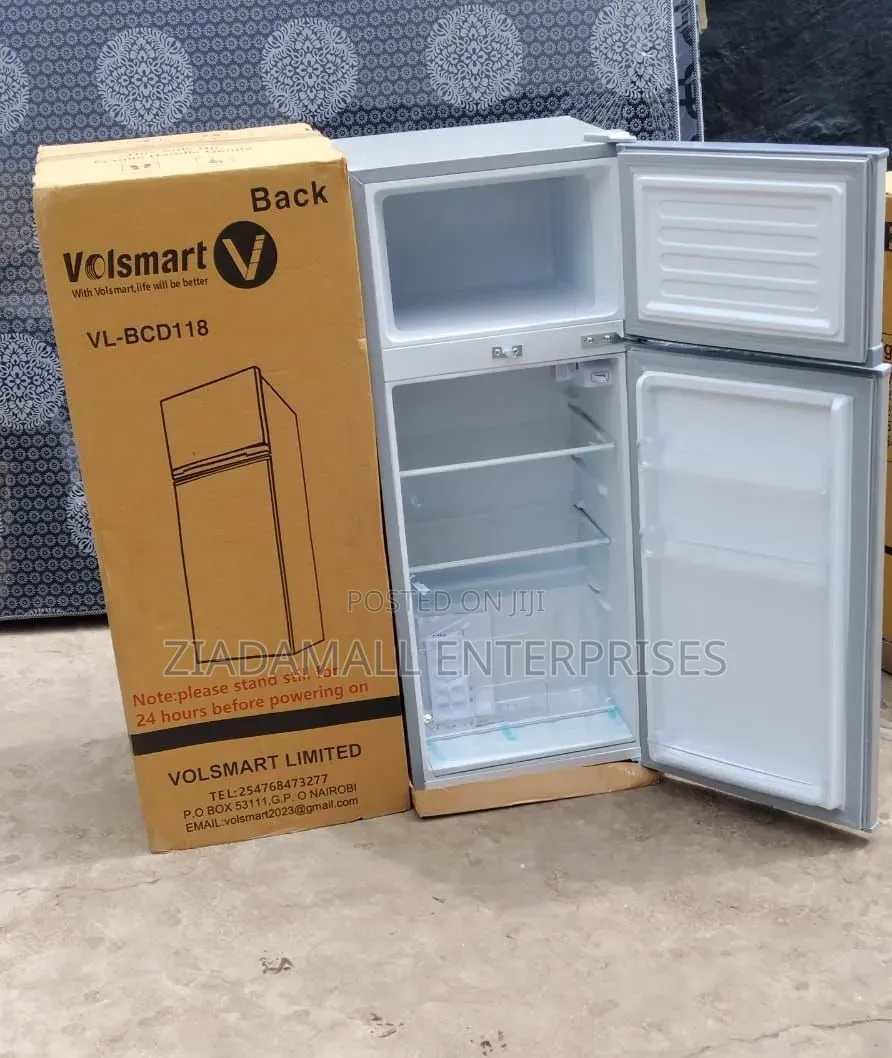 Volsmart Refrigerator Double Door 118 Litres Capacity Smart Cooling