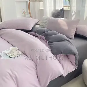 Sizes:4*6, 5*6, 6*6, 6*7 Quality Double Sided Cotton Duvet Cover Set
