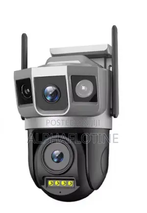 V380 Dual Lens 4mp 4g Security Camera-Ac Powered