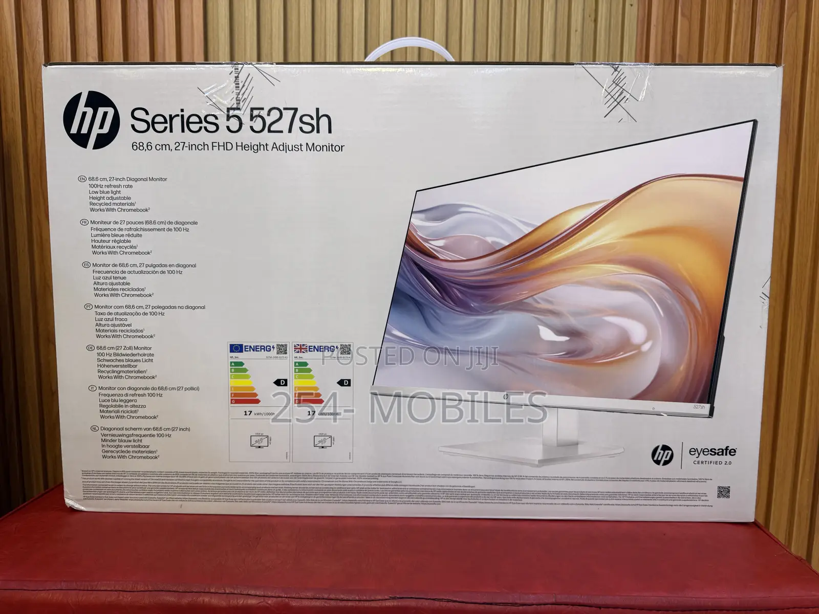Hp Series 5 27 Inches FHD Height Adjust Monitor – 527sh (94c50aa)