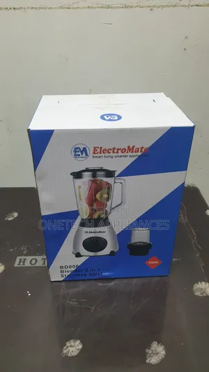 Electromate 2ni1 Blender With Glass Jar