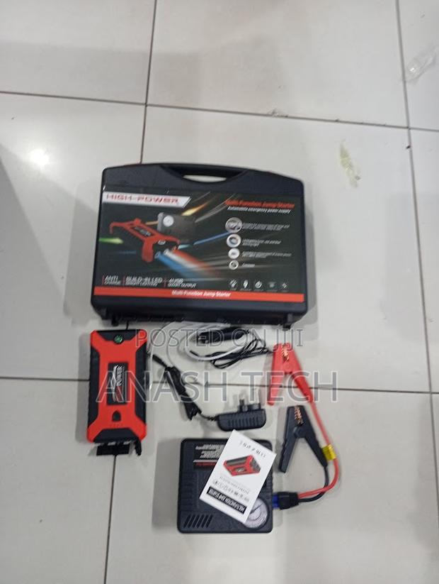 Multi-Functional Jump Starter and Portable Power Bank Combo