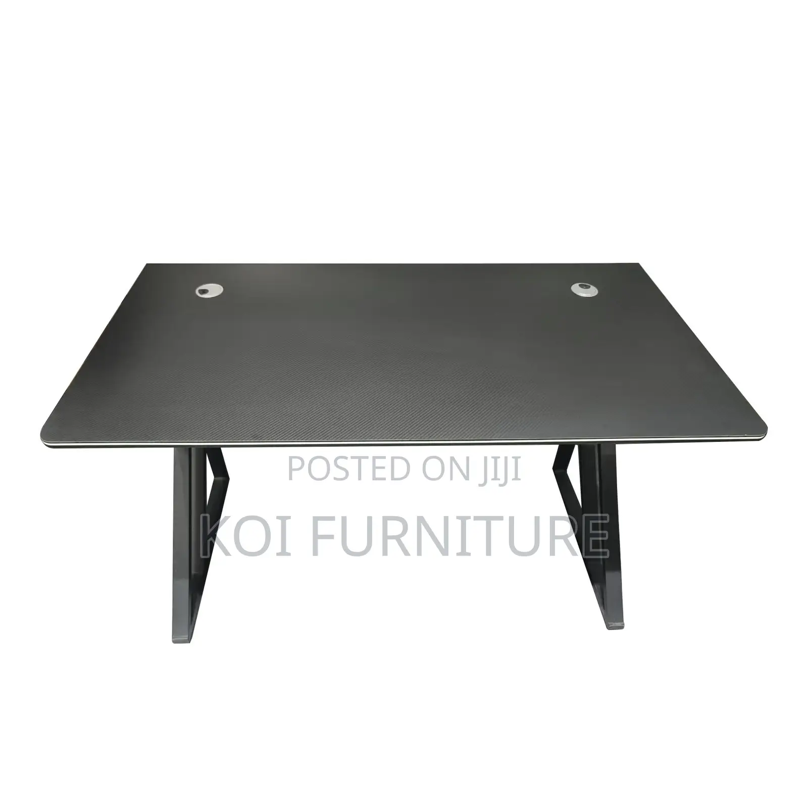 Office Desk : 1.2m G12 Black Computer Desk With Modern Metal Frame