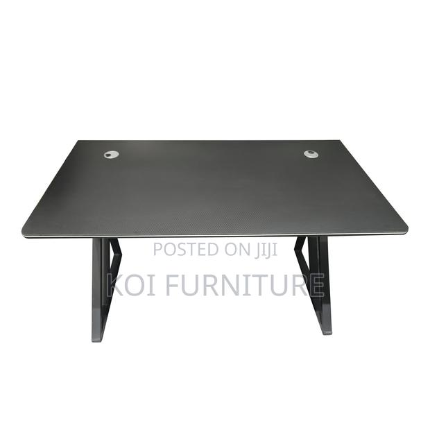 Office Desk : 1.2m G12 Black Computer Desk With Modern Metal Frame - thumbnail 12