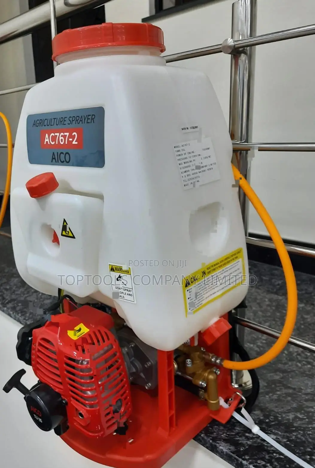Ac767-2 Aico Japan Petrol Knapsack Sprayer 2 Stroke 25 Litres