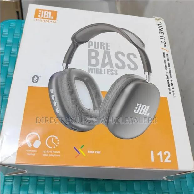 JBL I12 Pure Bass Wireless Bluetooth Headphones - thumbnail 2