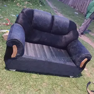 Elegant Black 2 Seater Sofa