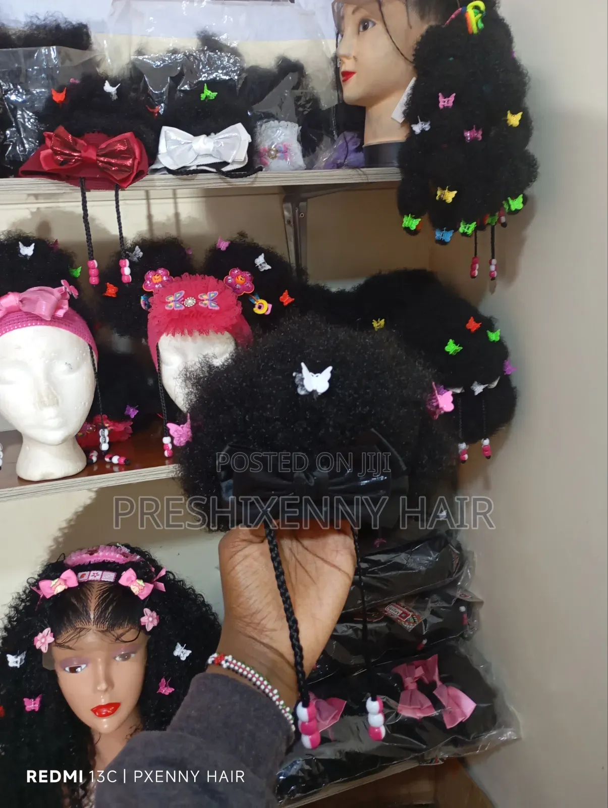 Afro Headband Wig for Baby Girls