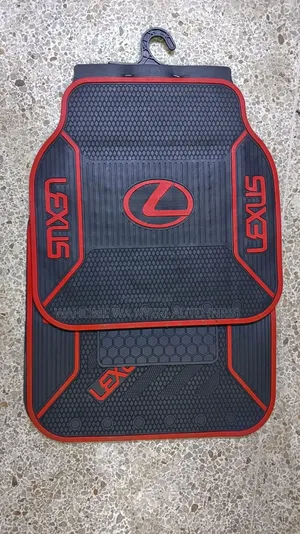 Lexus Premium Floor Mats - Black Red