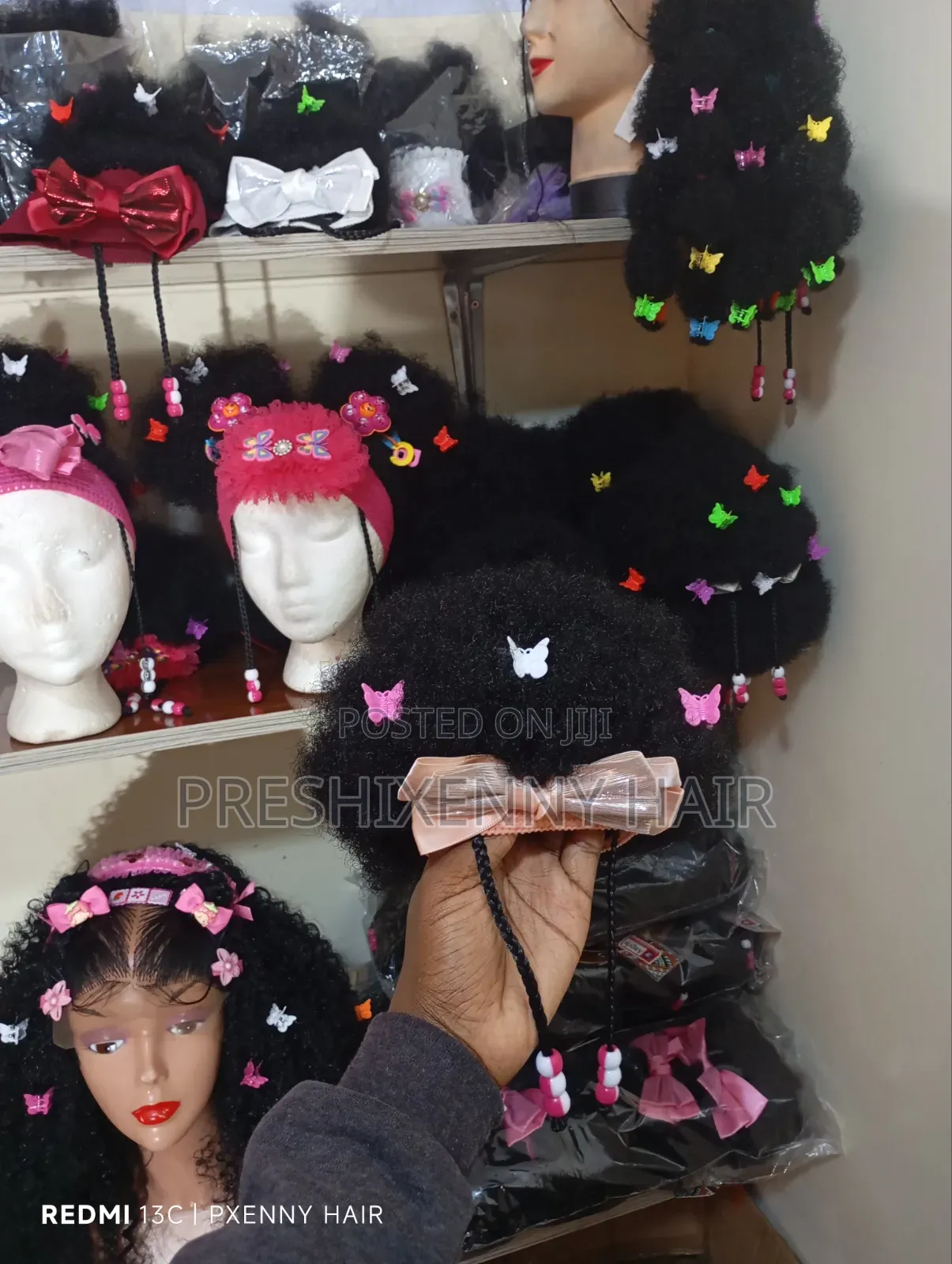 Afro Headband Wig for Baby Girls