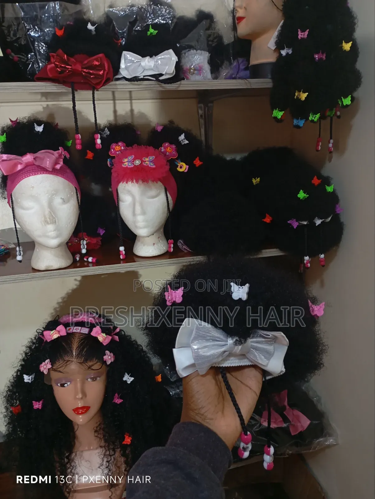 Afro Headband Wig for Baby Girls