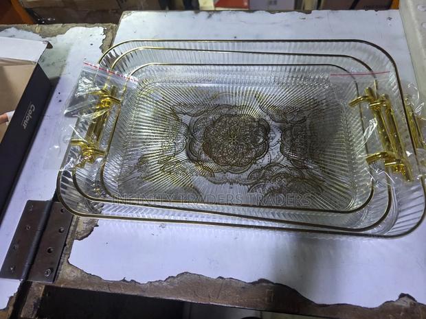 Set of 3 Acrylic Tray - main view