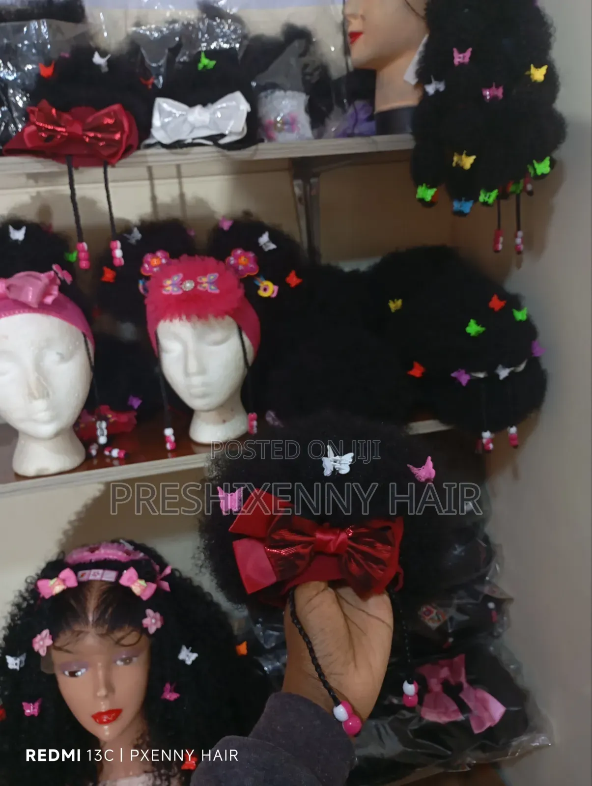 Afro Headband Wig for Baby Girls