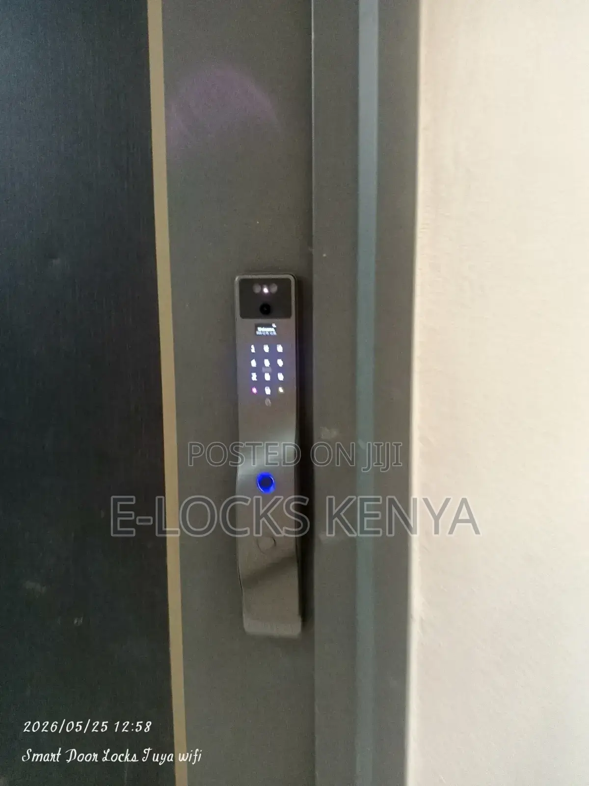 Smat Lock Tuya Smart 3d Face Recognition Door Lock 4200ah Battery