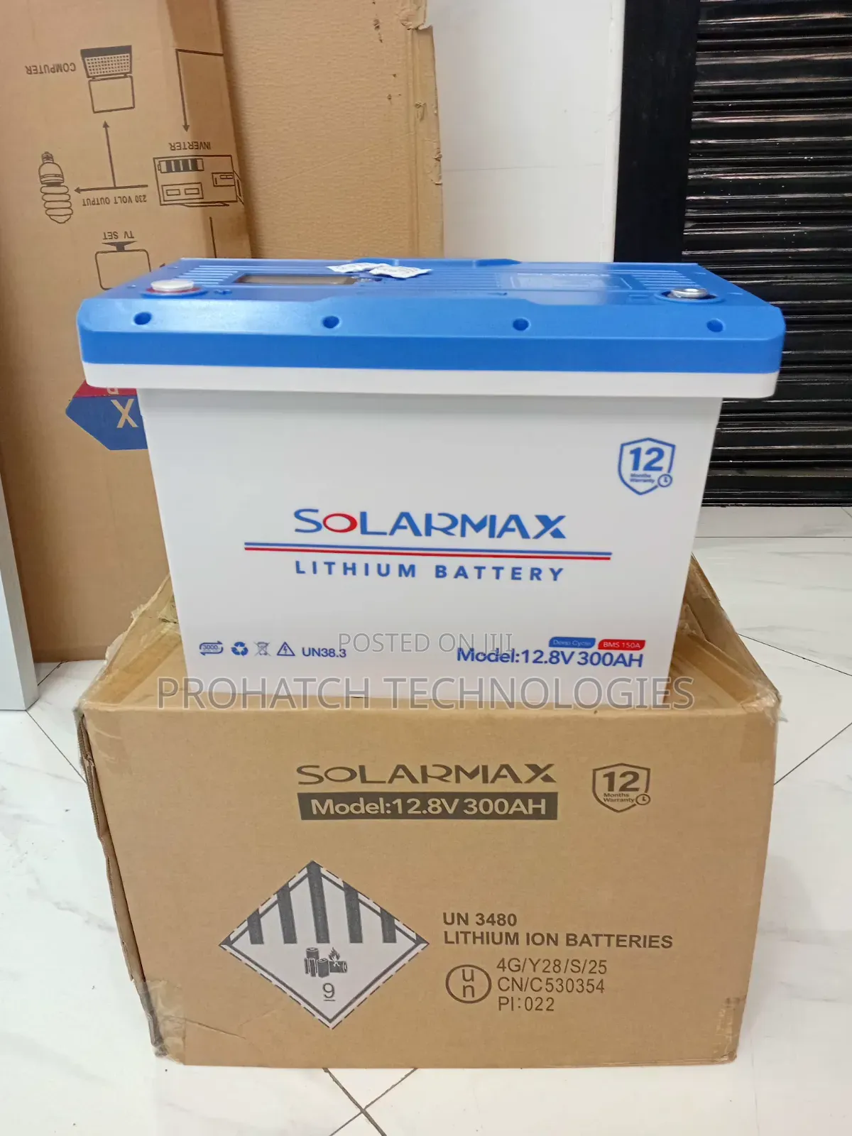 Solarmax 300ah Lithium Battery 12v